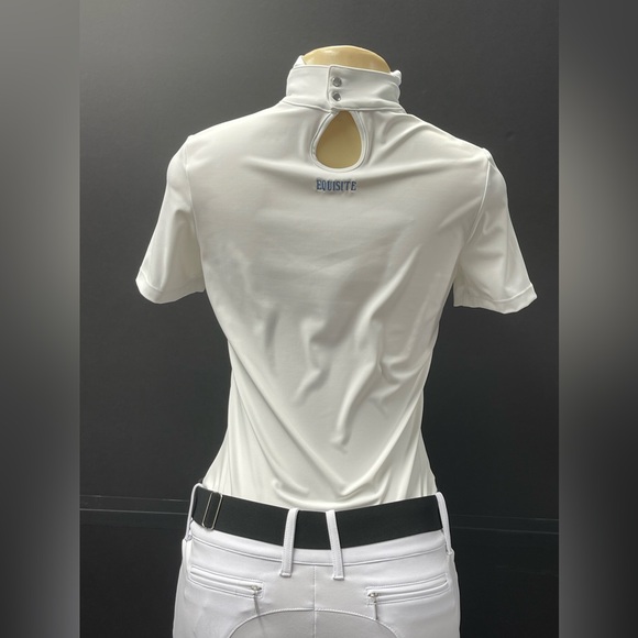 Equestrian Show Shirt Equisite White - Picture 5 of 5